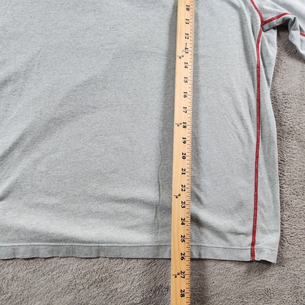 Cloudveil 1/4 Zip Technical Pullover Mens size XL Heather Gray Contrast Hiking - Picture 6 of 10